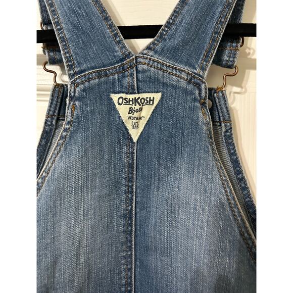 Oshkosh girls denim jumper, Size 6/6x - Picture 2 of 5